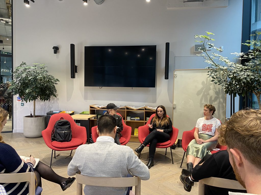 Fintech community panel discussion at High Growth Fintechs event October 2023