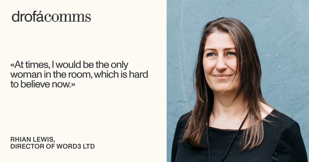 Rhian Lewis Web3, Director of Word3 Ltd, featured in the Drofa Comms Women Leading the Way interview series