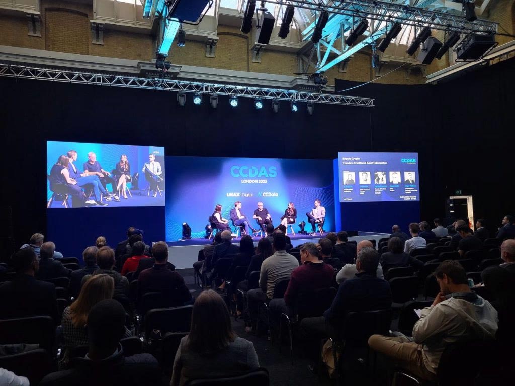 Panel discussion on digital assets at CCData Digital Asset Summit London 2023
