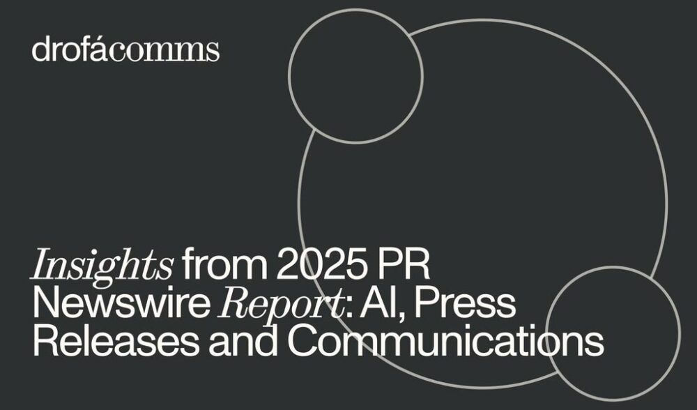 Cover image for PR Newswire 2025 report on AI, press releases and communications
