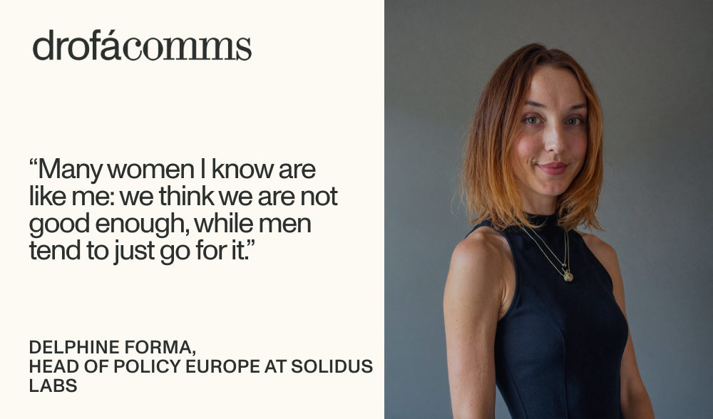 Delphine Forma, Head of Policy Europe at Solidus Labs, on compliance leadership in fintech for Women Leading the Way.